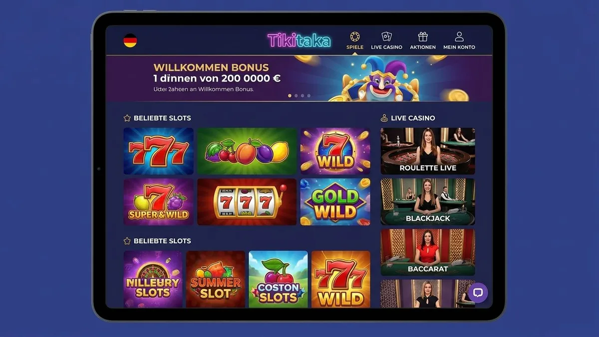 Casino-Spiele bei Tikitaka
